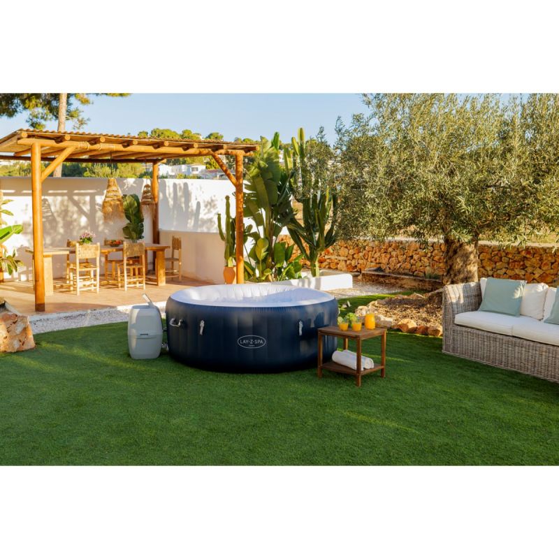 Lay-Z-Spa Whirlpool Miami AirJet 4 Personen Dm. 180x66 cm, Dunkelblau – Bild 3
