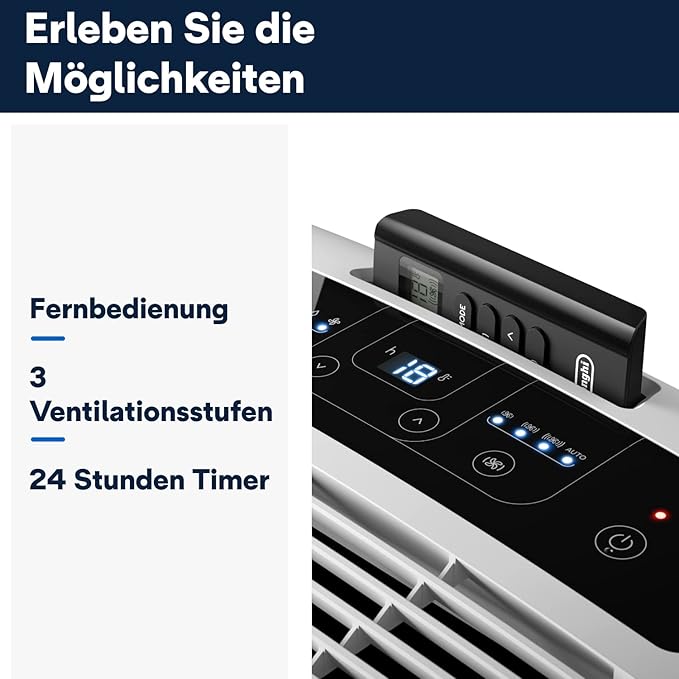 De'Longhi Pinguino - 3-in-1 Mobiles Klimagerät – Bild 4