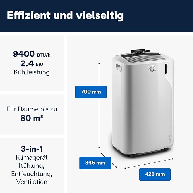 De'Longhi Pinguino - 3-in-1 Mobiles Klimagerät – Bild 2