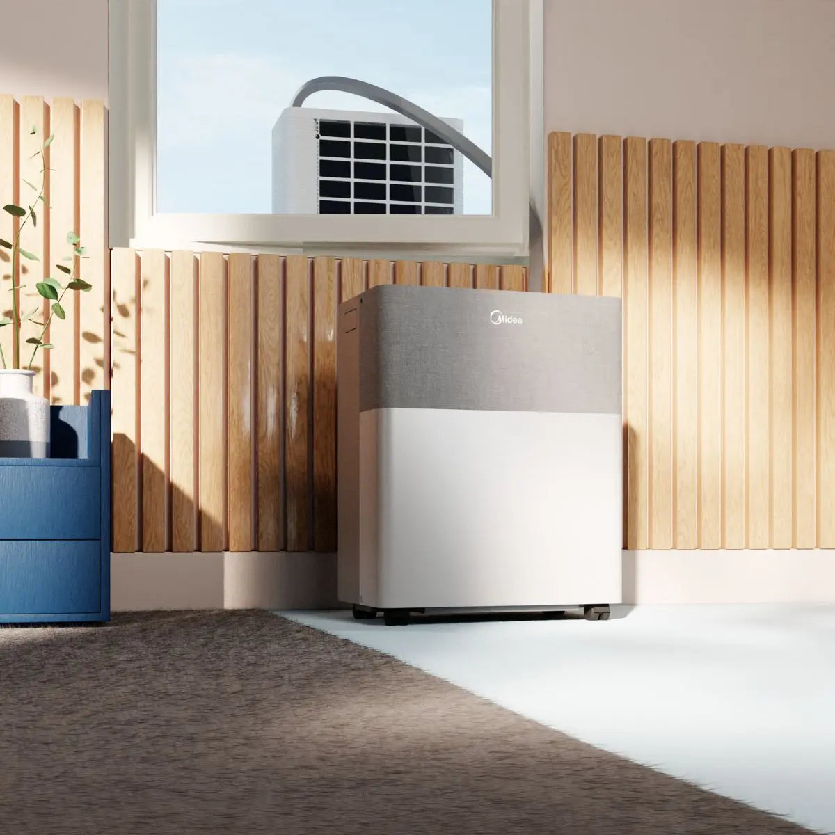 Midea PortaSplit 4-in-1 Mobile Klimaanlage und Luftentfeuchter 3,5 kW – Bild 3