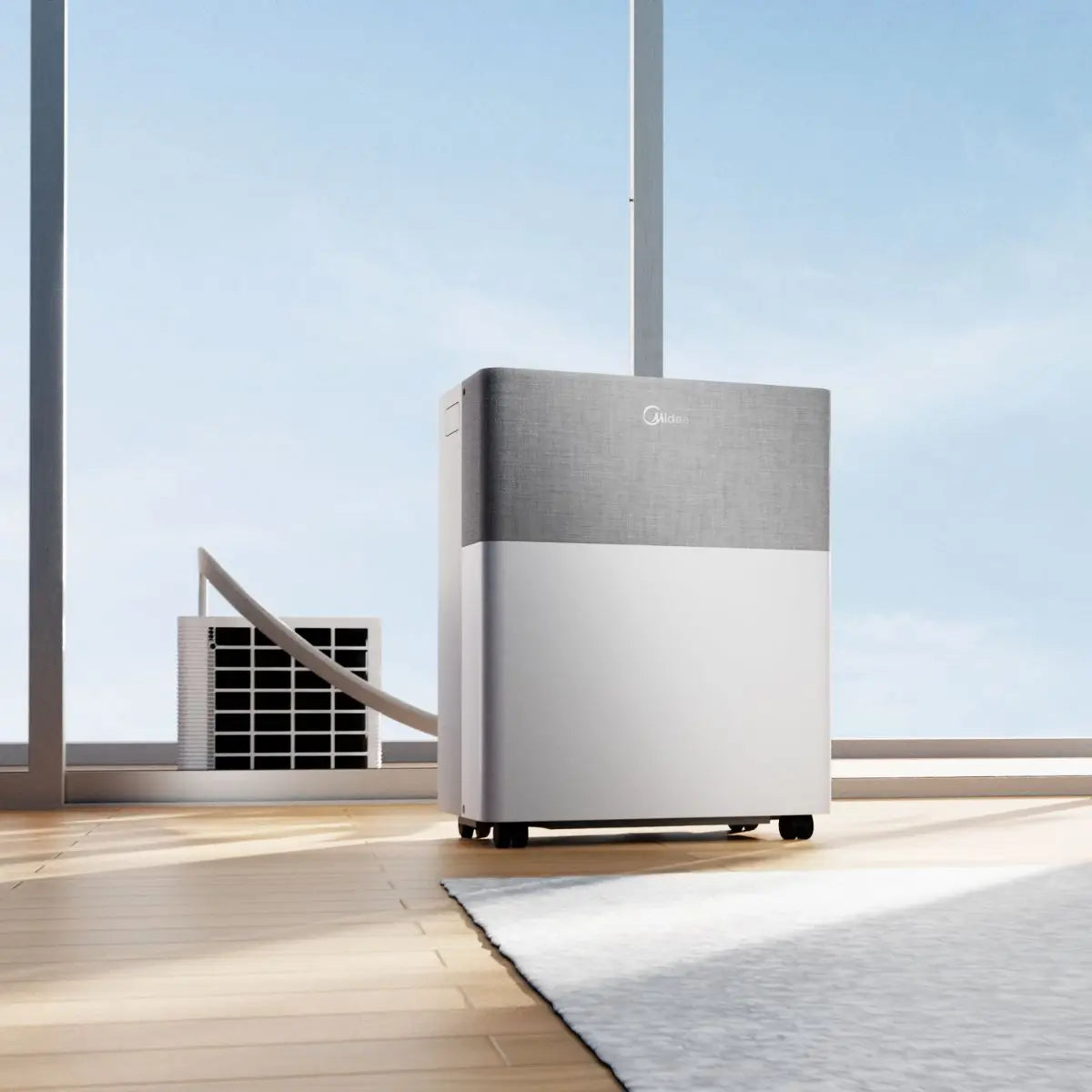 Midea PortaSplit 4-in-1 Mobile Klimaanlage und Luftentfeuchter 3,5 kW – Bild 2