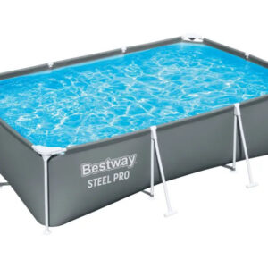 Bestway Steel Pro Standpool Grau 300 cm x 201 cm x 75 cm