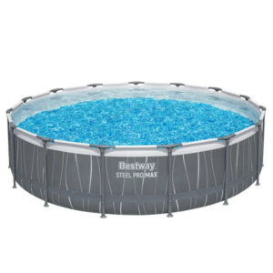 Bestway Solo Pool Steel Pro MAX LED-Design Ø 457 x 107 cm